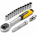 Kit Jogo de Soquetes 1/2" 12 Peças Bomvink BOM-3210 com Catraca