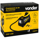 Compressor de Ar Portátil Digital 12 V / 127-220 V Bivolt Automático