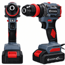 Furadeira e Parafusadeira Brushless 21V com 2 Baterias e Acessórios