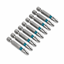 Jogo de Bits Phillips PH2 50 mm com 10 Peças Encaixe 1/4" GROSS-11335
