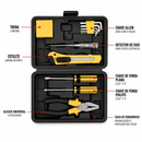 Kit de Ferramentas Titanium 12 Peças com Maleta