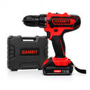 Furadeira e Parafusadeira GAMBIT 12V com Maleta