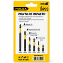 Kit Ponteiras Magnéticas PH2 K5 com 6 Peças em Aço S2 para Parafusadeira e Furadeira