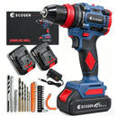 Furadeira e Parafusadeira Brushless 21V com 2 Baterias e Acessórios