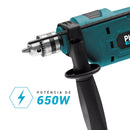 Furadeira de Impacto Philco PFU01MF 650W com Maleta e Acessórios